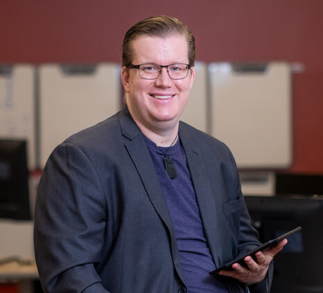 Professor Kyle Diederich portrait